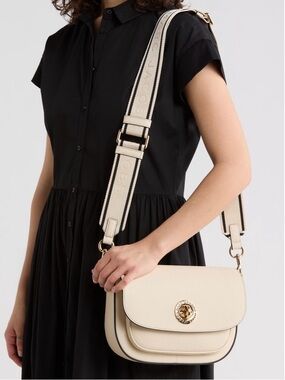 Marc Jacobs Signet Turnlock Leather Saddle Bag - NWT